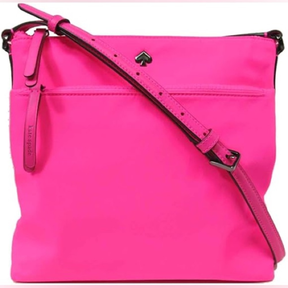 Kate Spade Jae Flat Crossbody in Radiant Pink